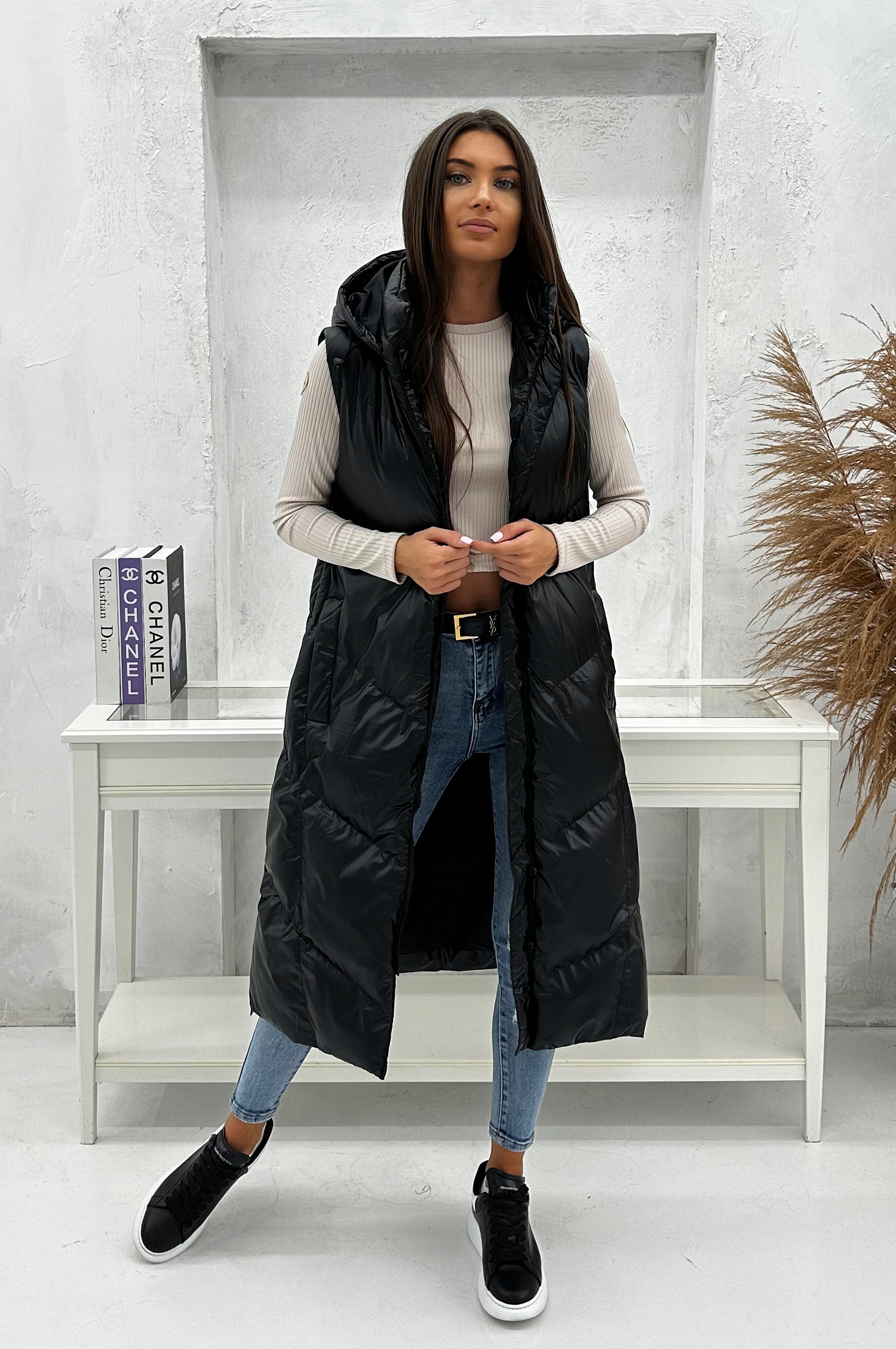 DZ3183 r XL DAMSKI BEZRĘKAWNIK KAMIZELKA OCIEPLANA Marka Fk_fashion