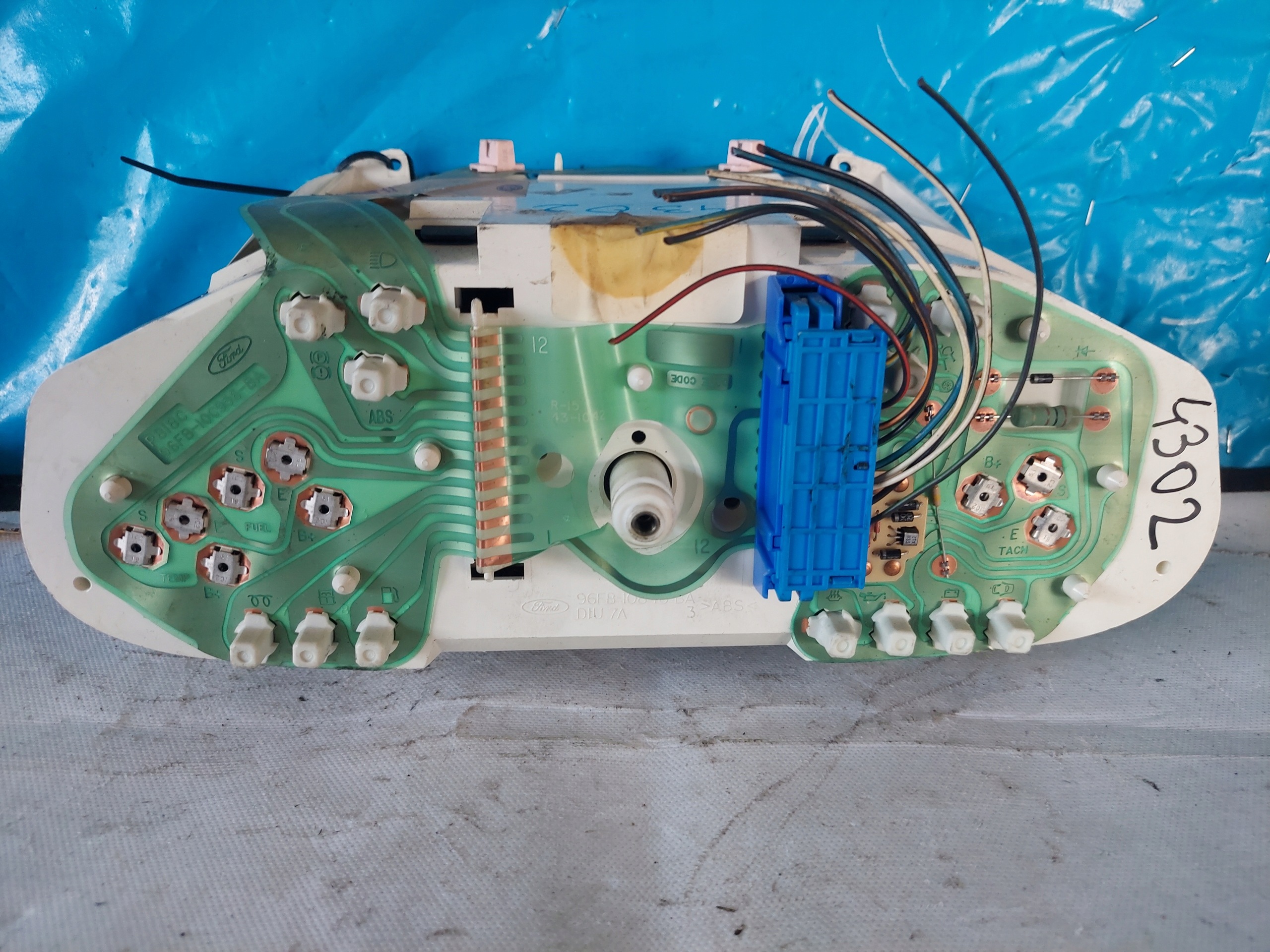 dials clock FORD FIESTA IV 1.25 B 96FB10848BA
