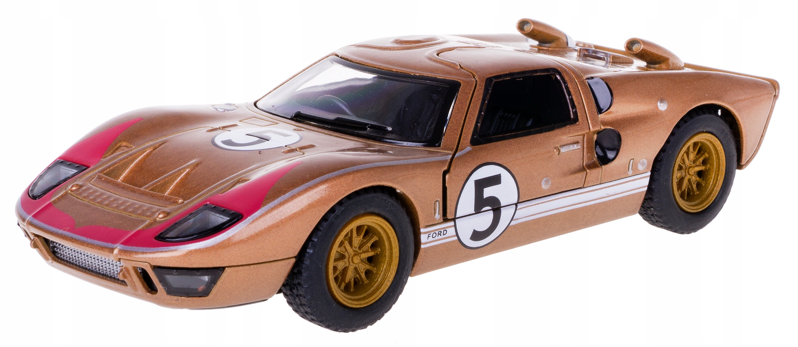 FORD GT40 MKII HERITAGE MODEL KINSMART 1:32 BRĄZOW Model 1966 FORD GT40 MKII HERITAGE
