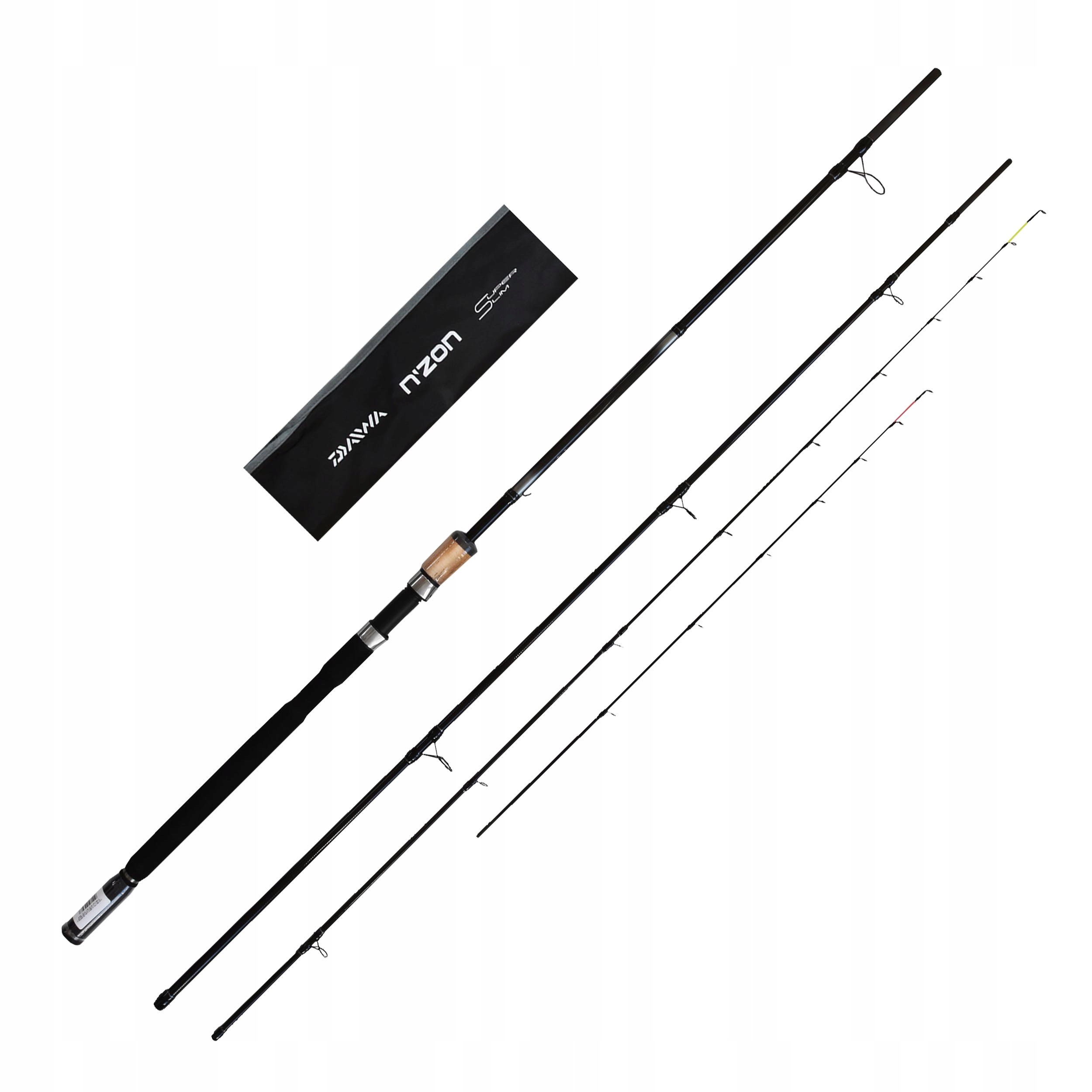 Wędka Daiwa N'zon Slim Power Feeder 3.35m -100g na silny nurt