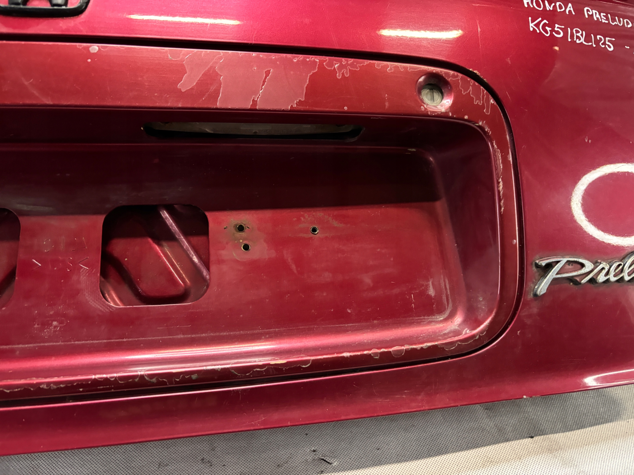 trunk door boot Honda Prelude IV 4