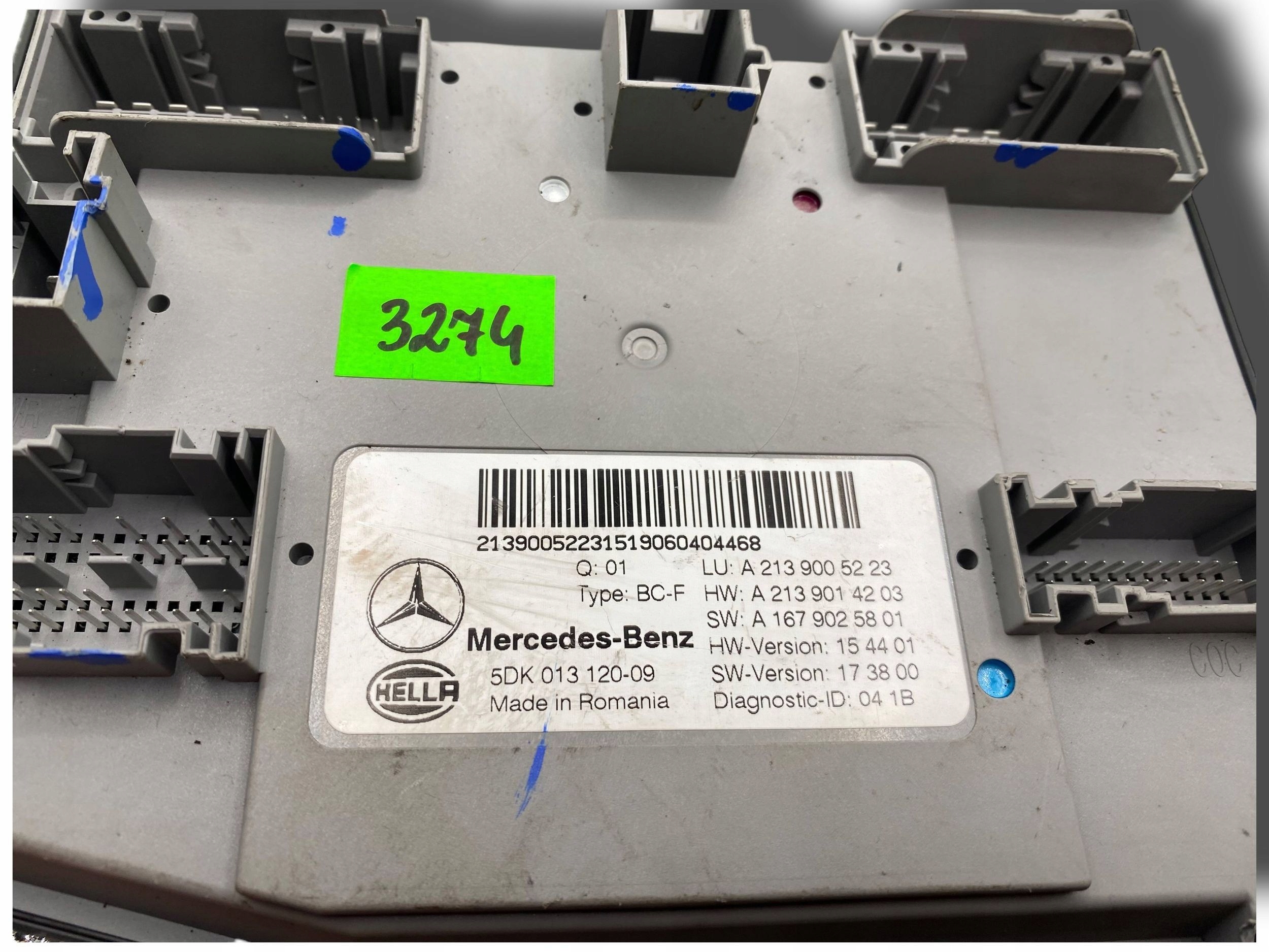 MERCEDES E KLASA W213 control unit module SAM 2139005223 $J