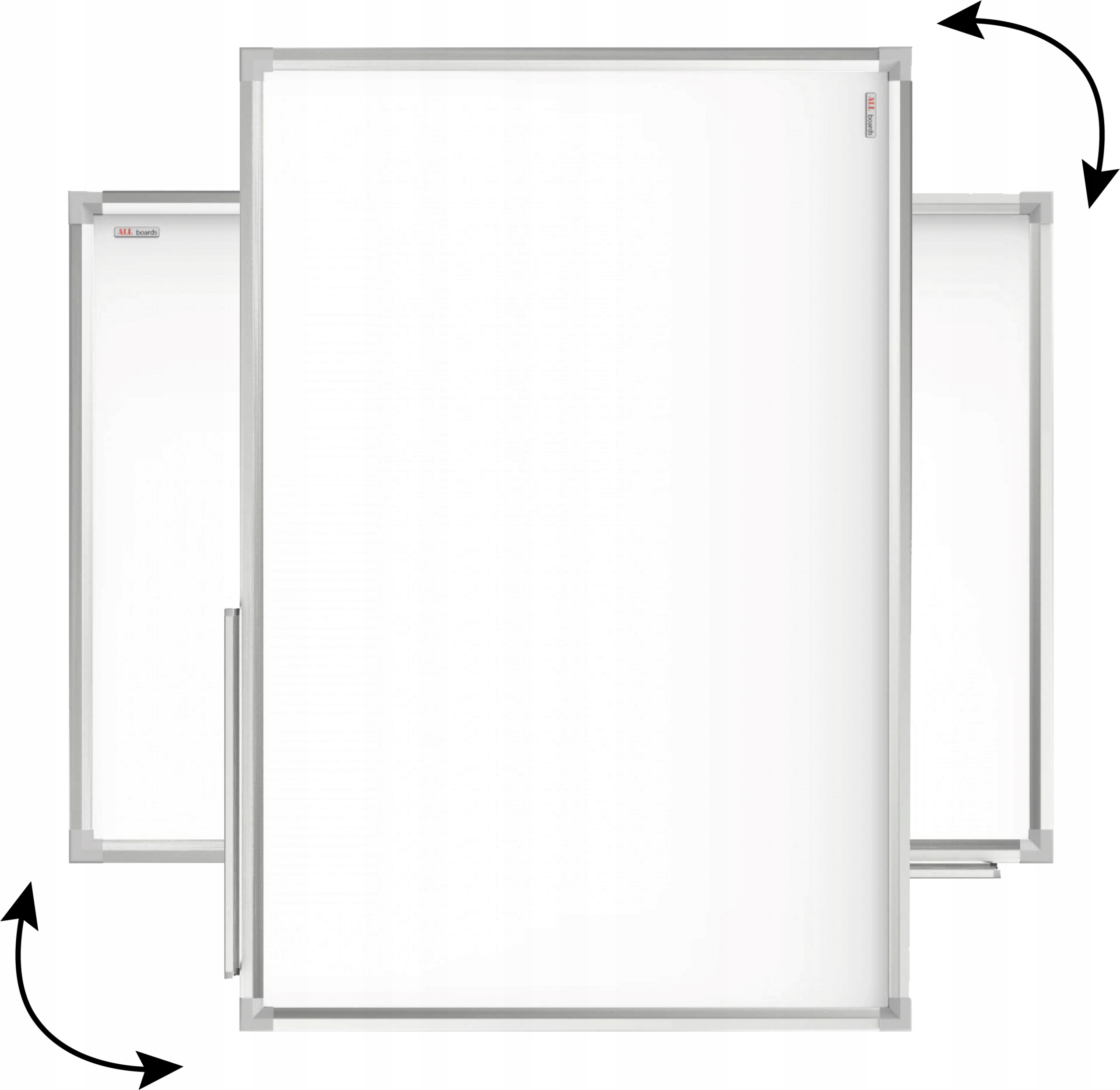 Tablica suchościeralna magnetyczna biała 120x90cm Szerokość produktu 90 cm