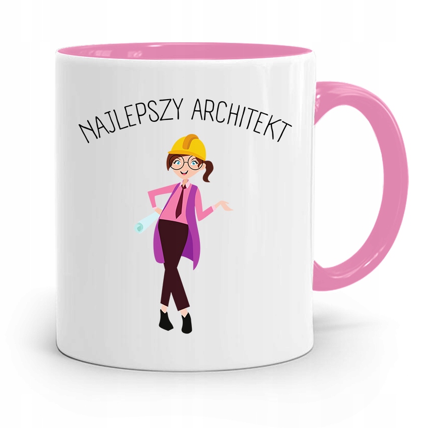

Kubek Różowy Architekta Najlepszy Architekt
