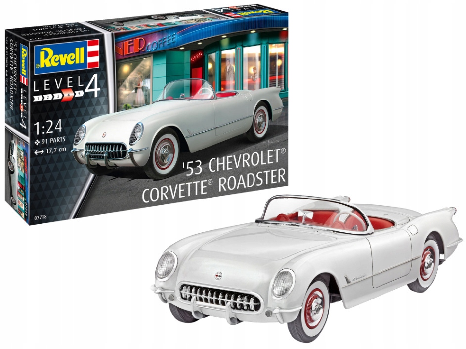 Model ke slepení Revell Chevrolet Corvette Roadster 1953