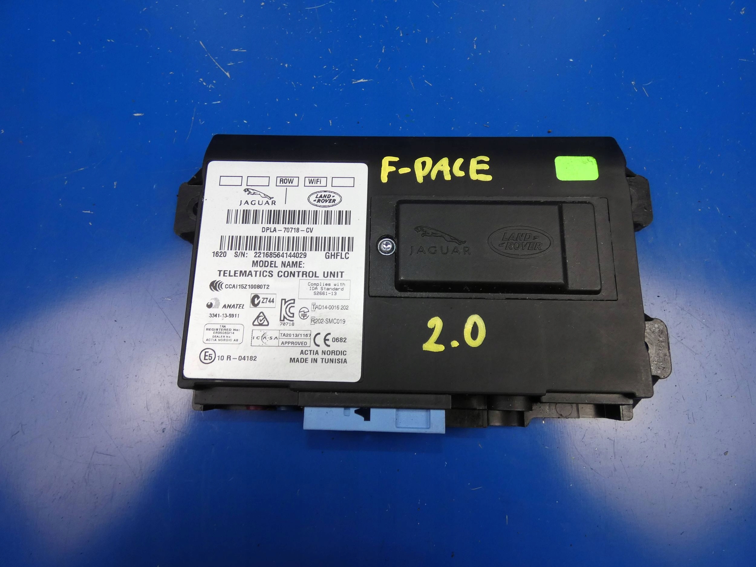 JAGUAR F-PACE X761 XE X760 XF X260 module control unit BLUETOOTH
