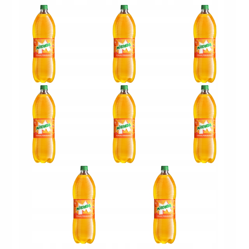 Mirinda Sycený nápoj s příchutí pomeranče 2 l X8