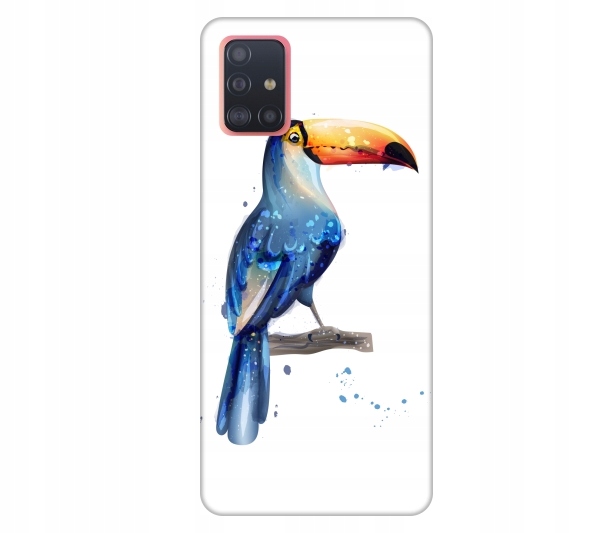 

Etui pokrowiec do Samsung Galaxy A51 Ptak tukan ak