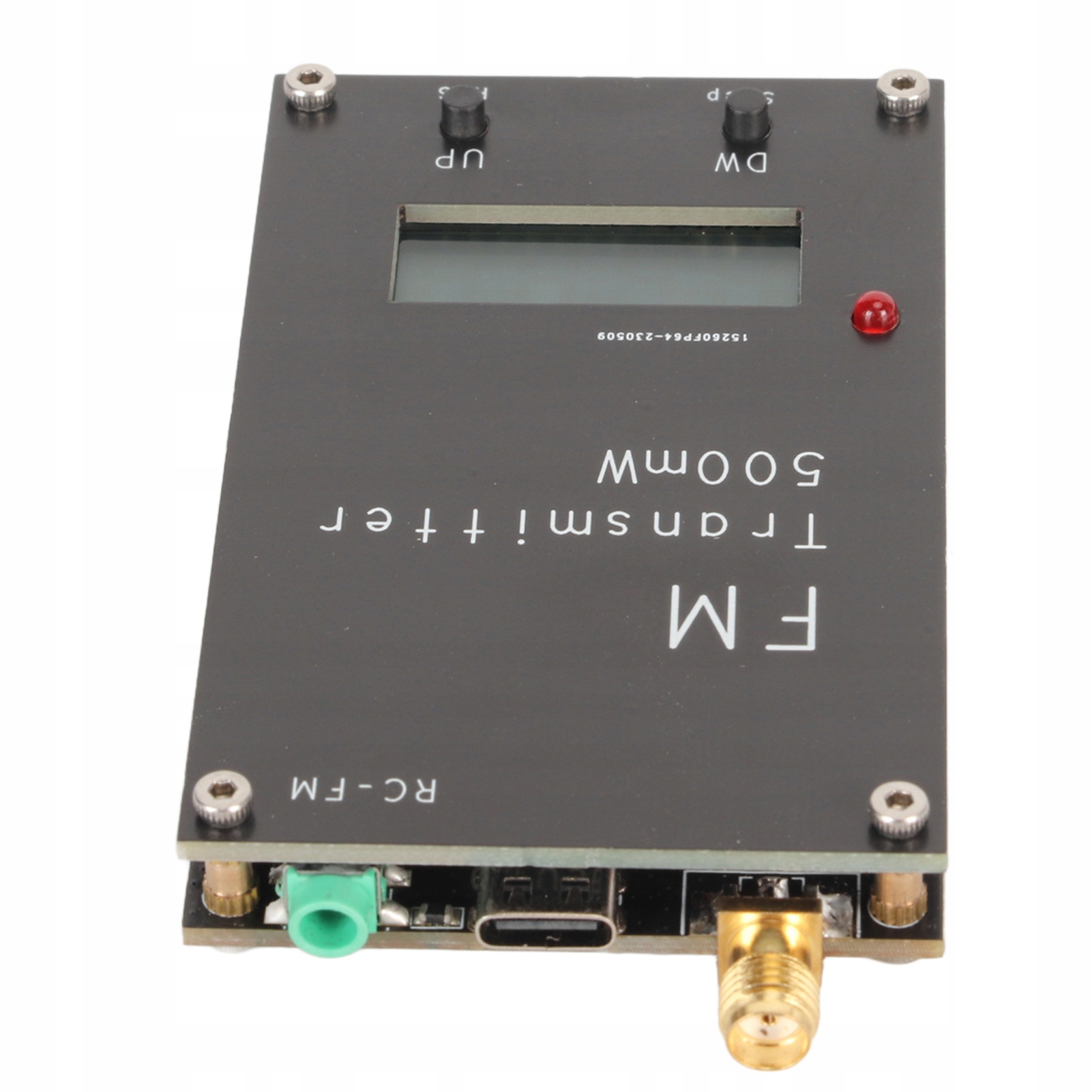 Fm Vysílač 2000 M Digitální LCD displej 0.5 W 500 Mw Stereo 88-108 Mhz