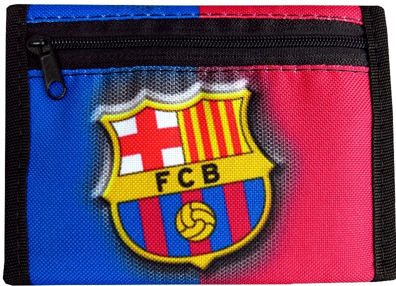 Komplet Portfel Nerka FC BARCELONA portfele nerki Kolor wielokolorowy