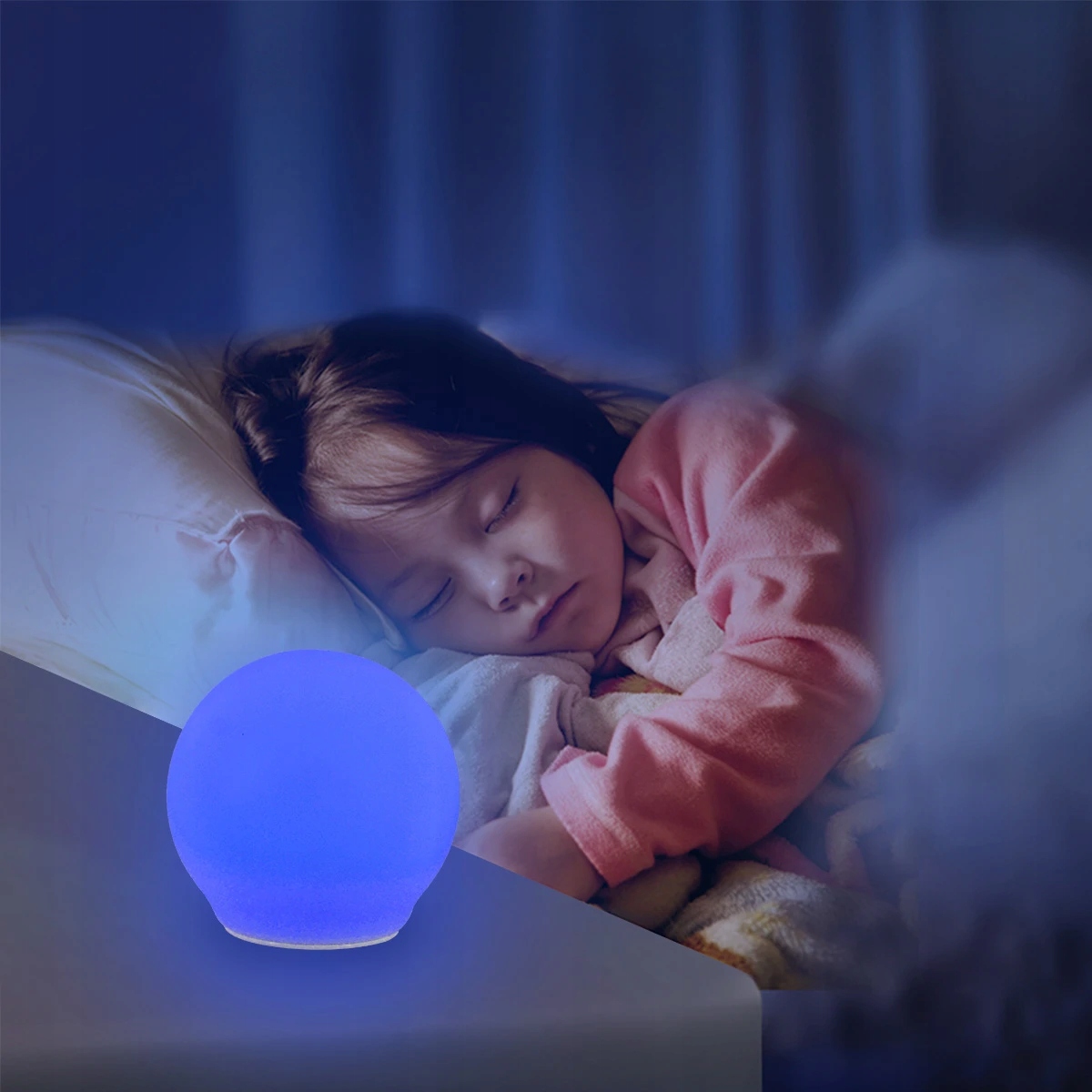 Silikonowa Lampka LED Kolorowa SAFE Wanny Basenu Dzieci Kąpieli USB-C Pilot Marka Spacetronik