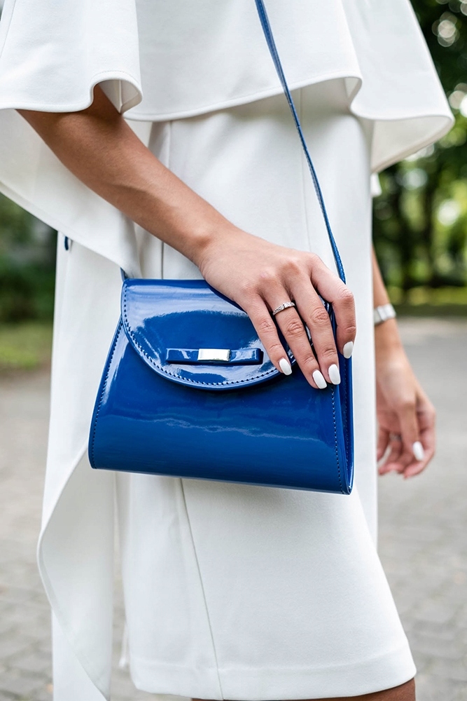 KOPERTÓWKA TOREBKA WIZYTOWA SOLOME D5 CHABROWA Model KOPERTÓWKA D5 CHABROWY LAKIER 74