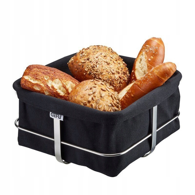 Košík na chléb Brunch, černý Gefu