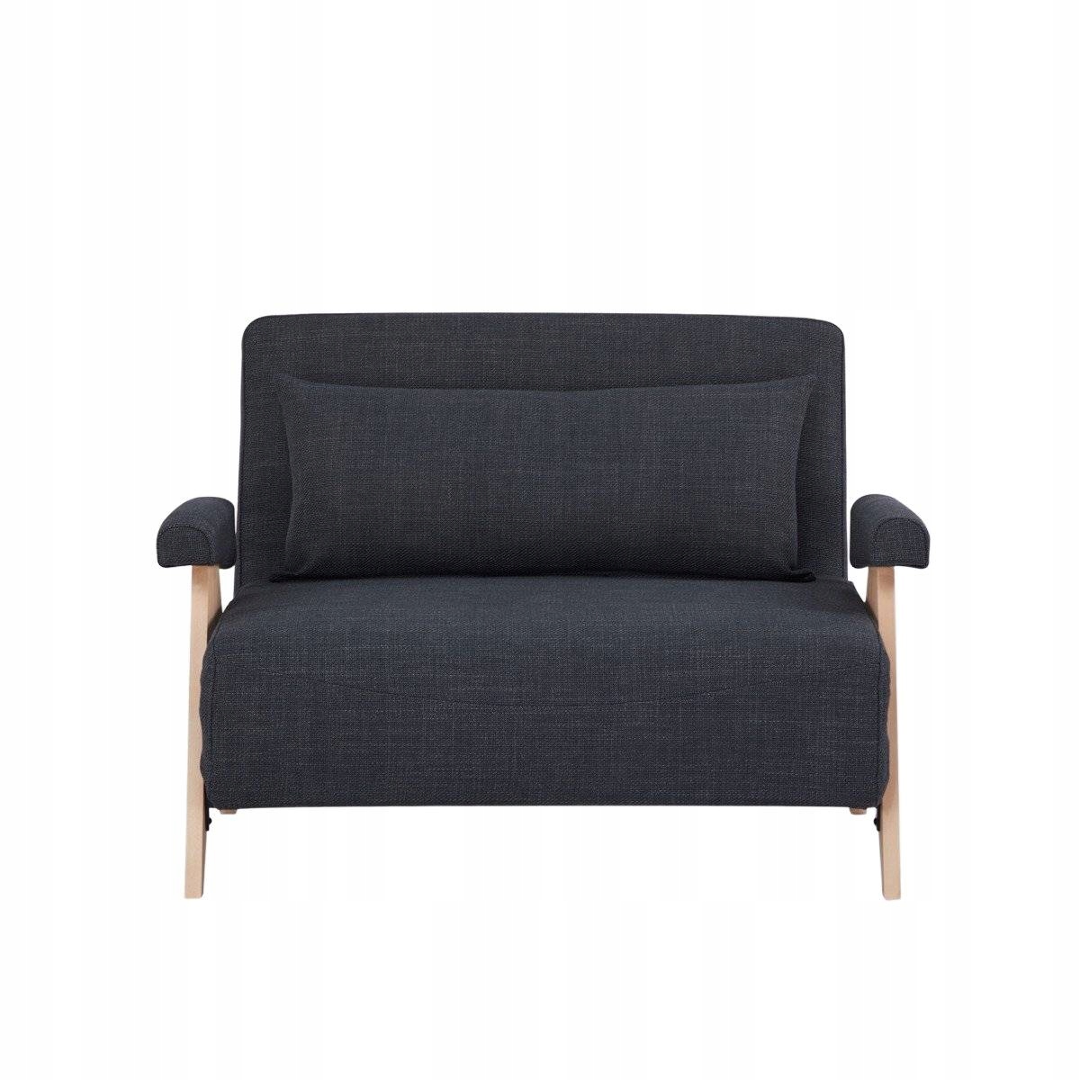 1-miestna pohovka Calore s funkciou spania tmavosivá 117x90x82 cm Homla