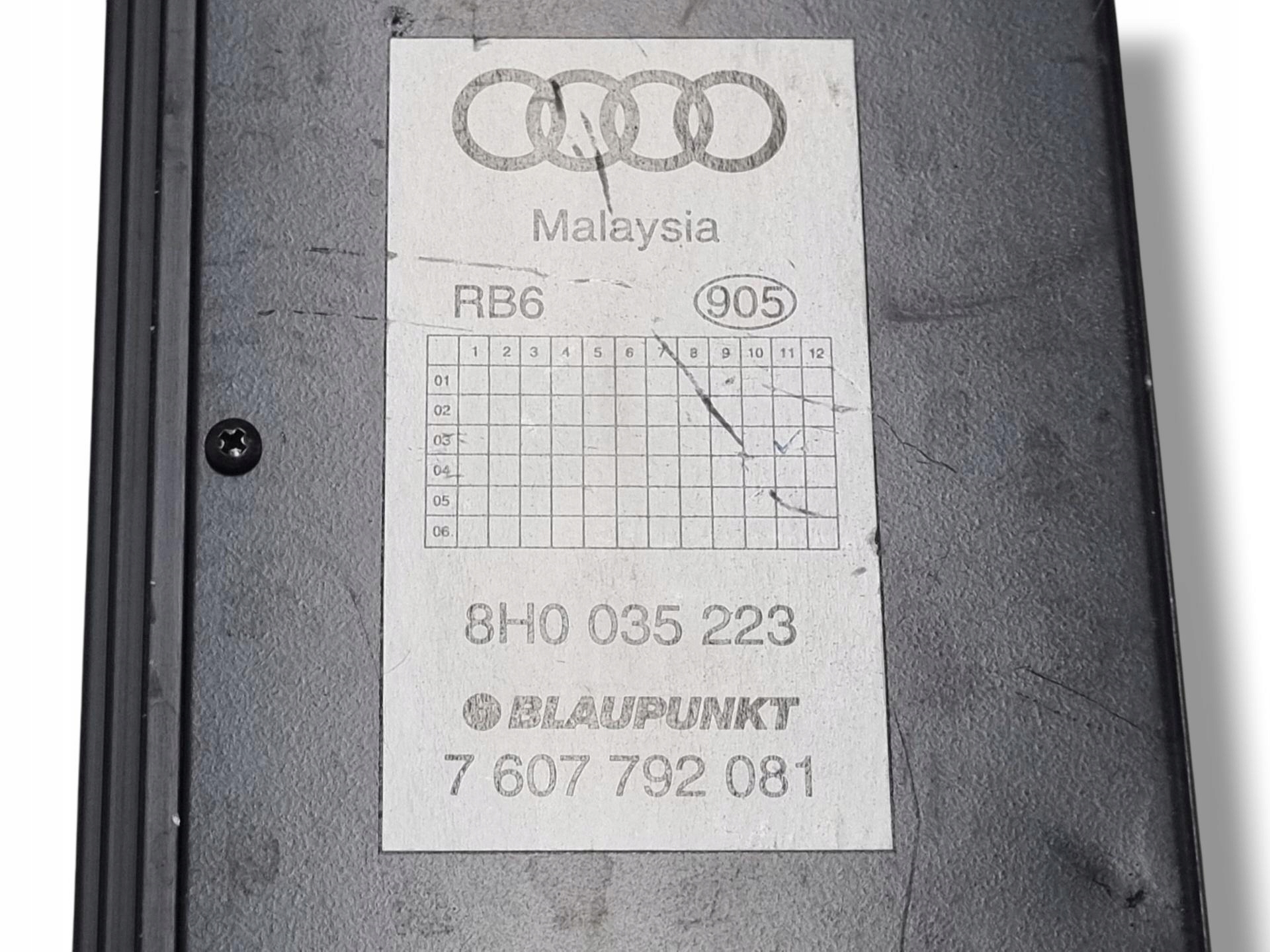 amplifier radia Audi A4 B6 2004 8H0035223
