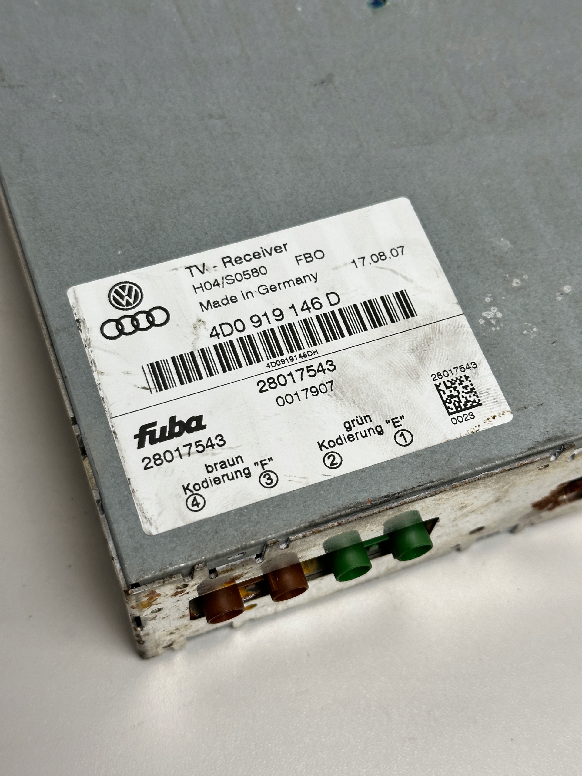 Tuner odbiornik TV Audi A3 A4 A6 C6 4D0919146D