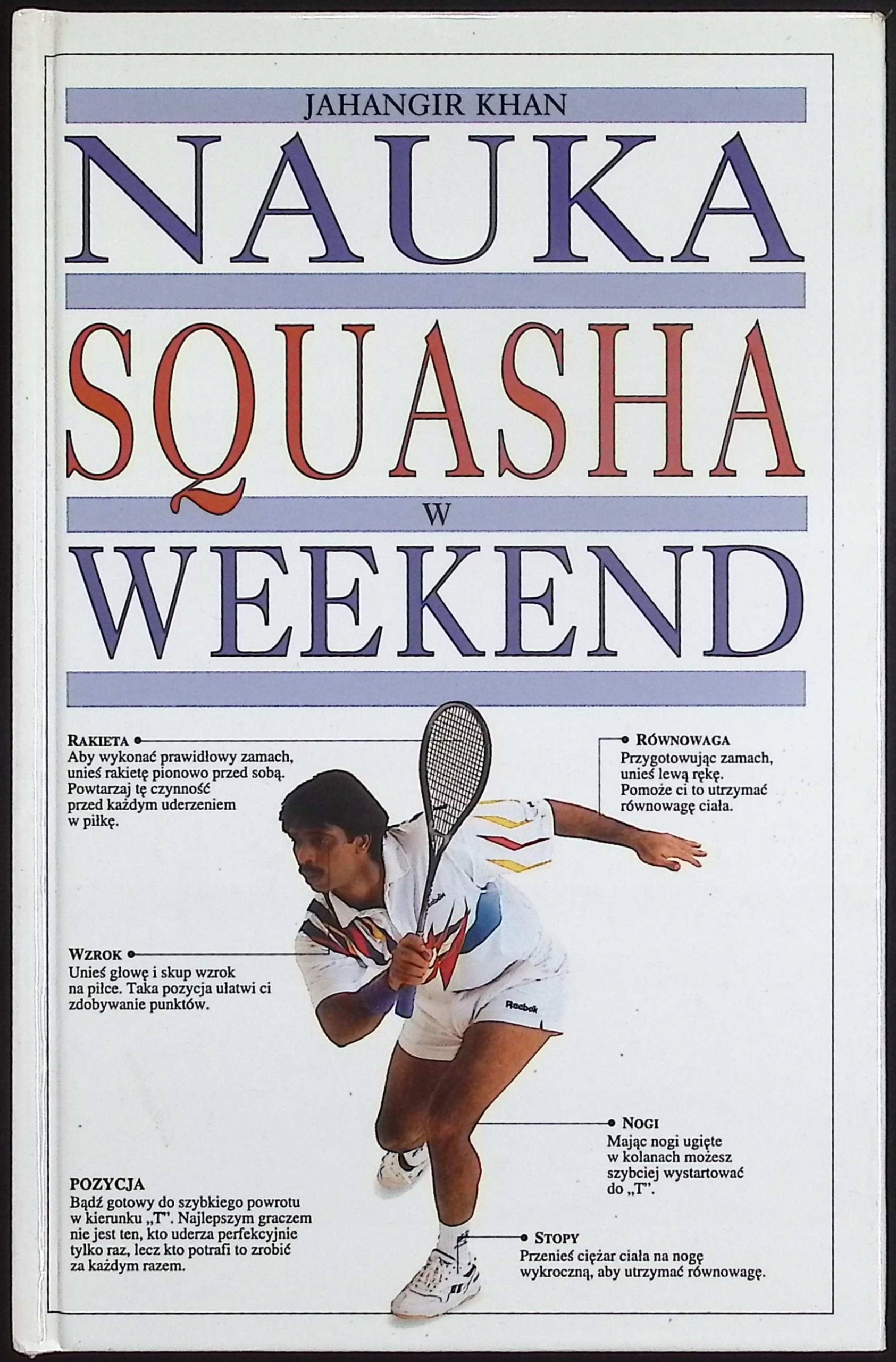 Nauka squasha w weekend Jahangir Khan, Kevin Pratt