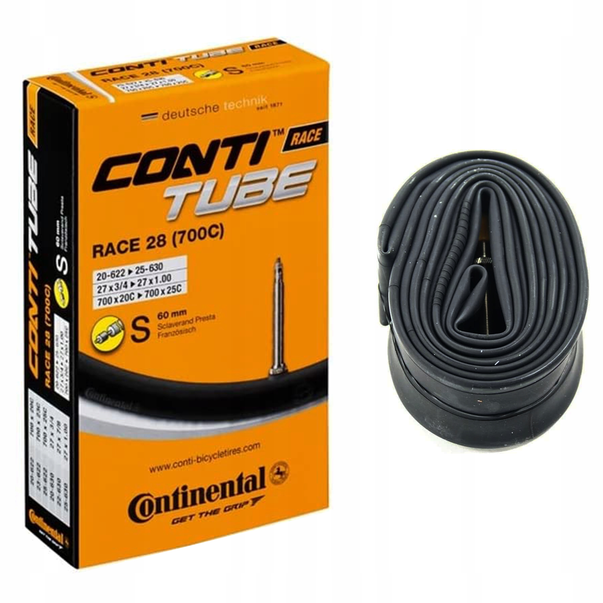 

Dętka Continental Race 28 700 x 20/25C Presta 60mm