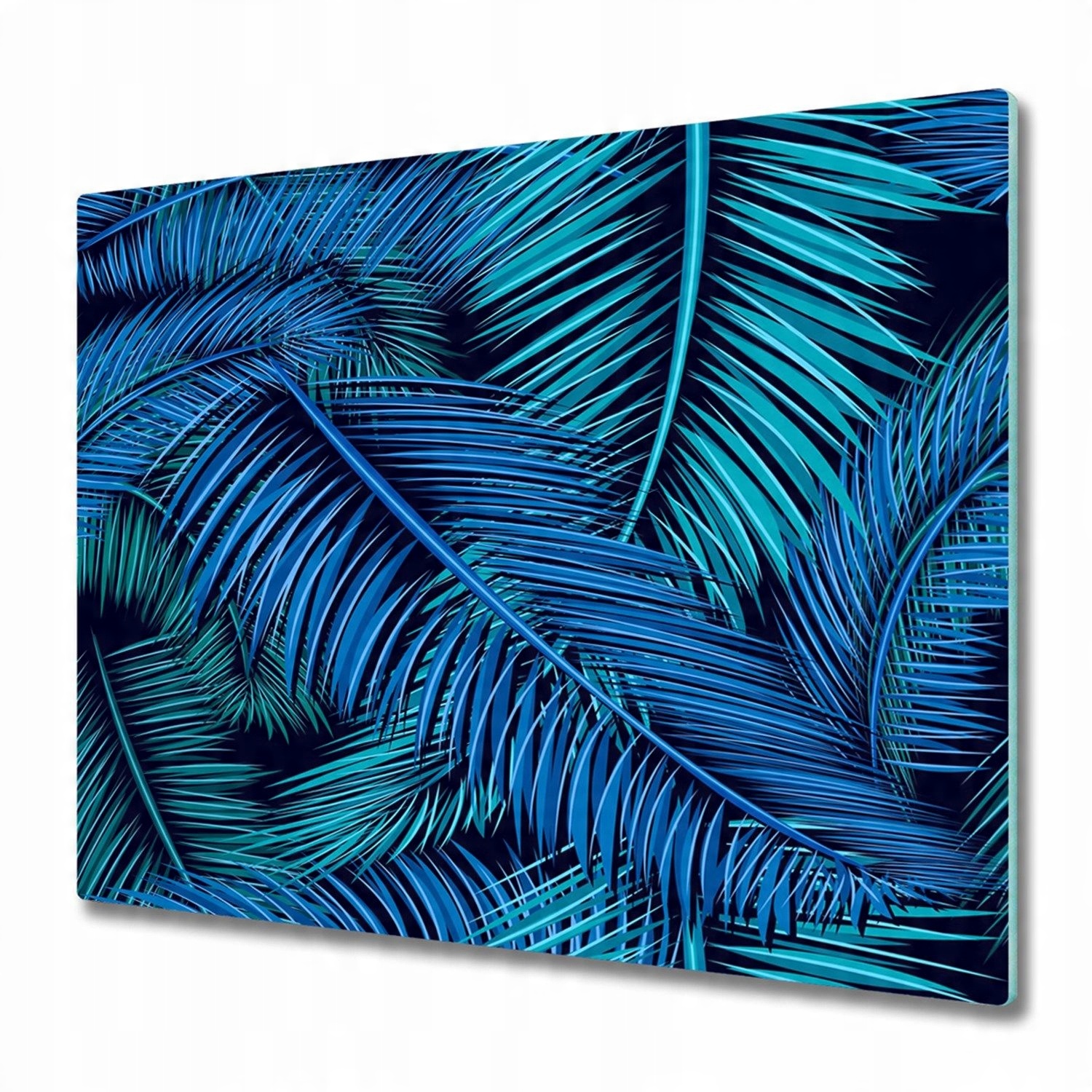 

Deska szklana płyta do kuchni Liście palmy 60x52