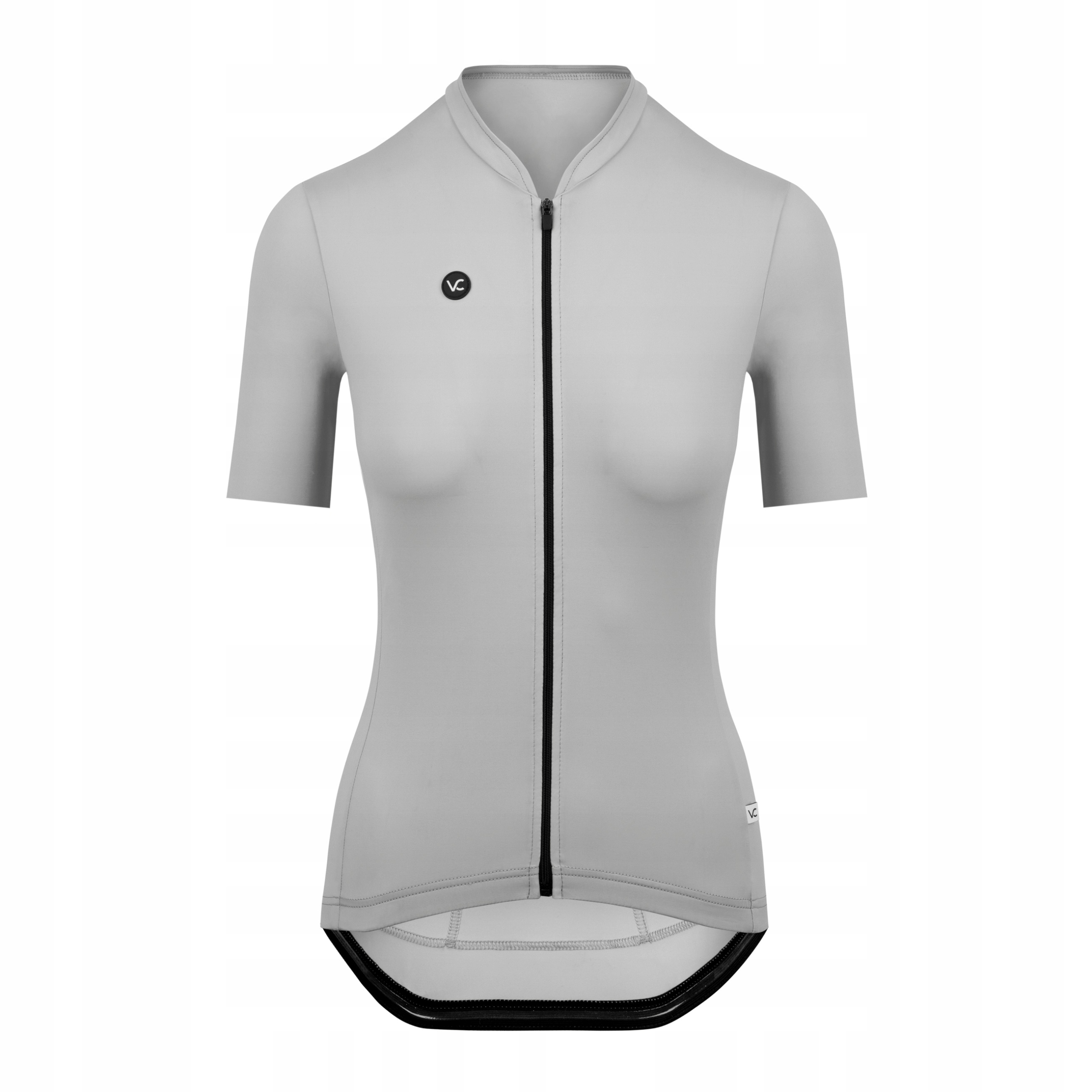 Koszulka kolarska damska szara rowerowa VELCREDO S