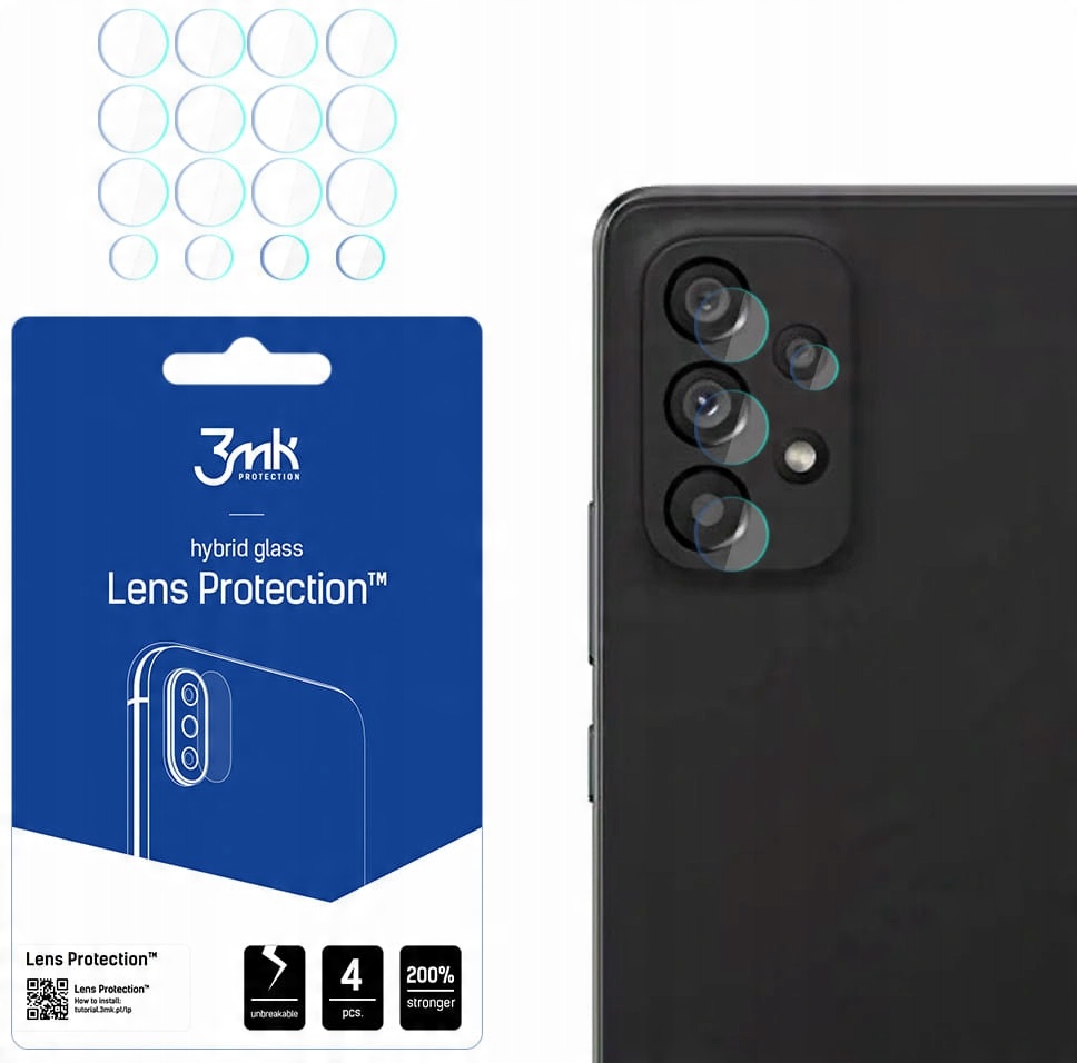

3MK Szkło Lens na Tył 4 do Samsung Galaxy A53 5G