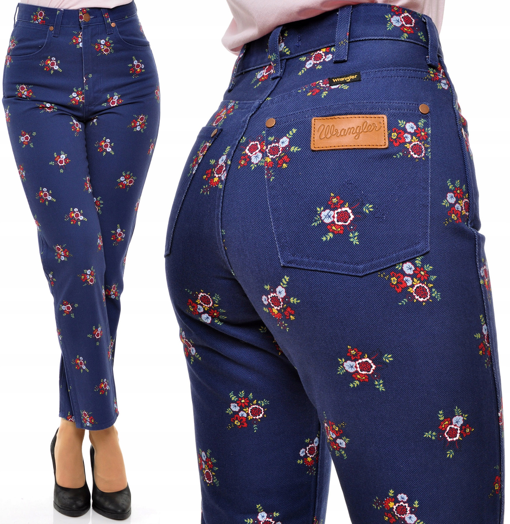 Wrangler kalhoty High blue Mom Jeans W28 L32