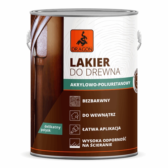 Dragon Akrylovo-polyuretanový lak bezbarvý jemný lesk 2,5L