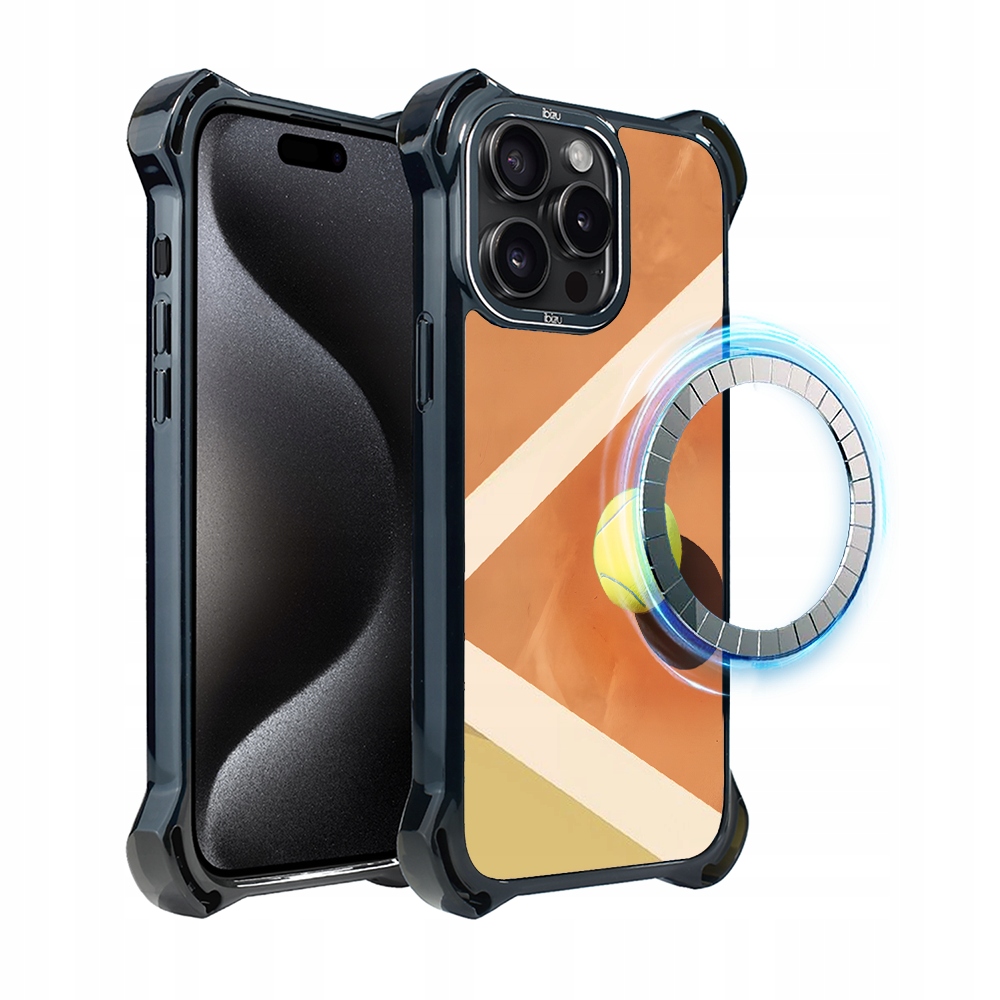 Pouzdro pro iPhone 15 Pro Max Ibizu DropGuard Ultra s MagSafe, Tenis