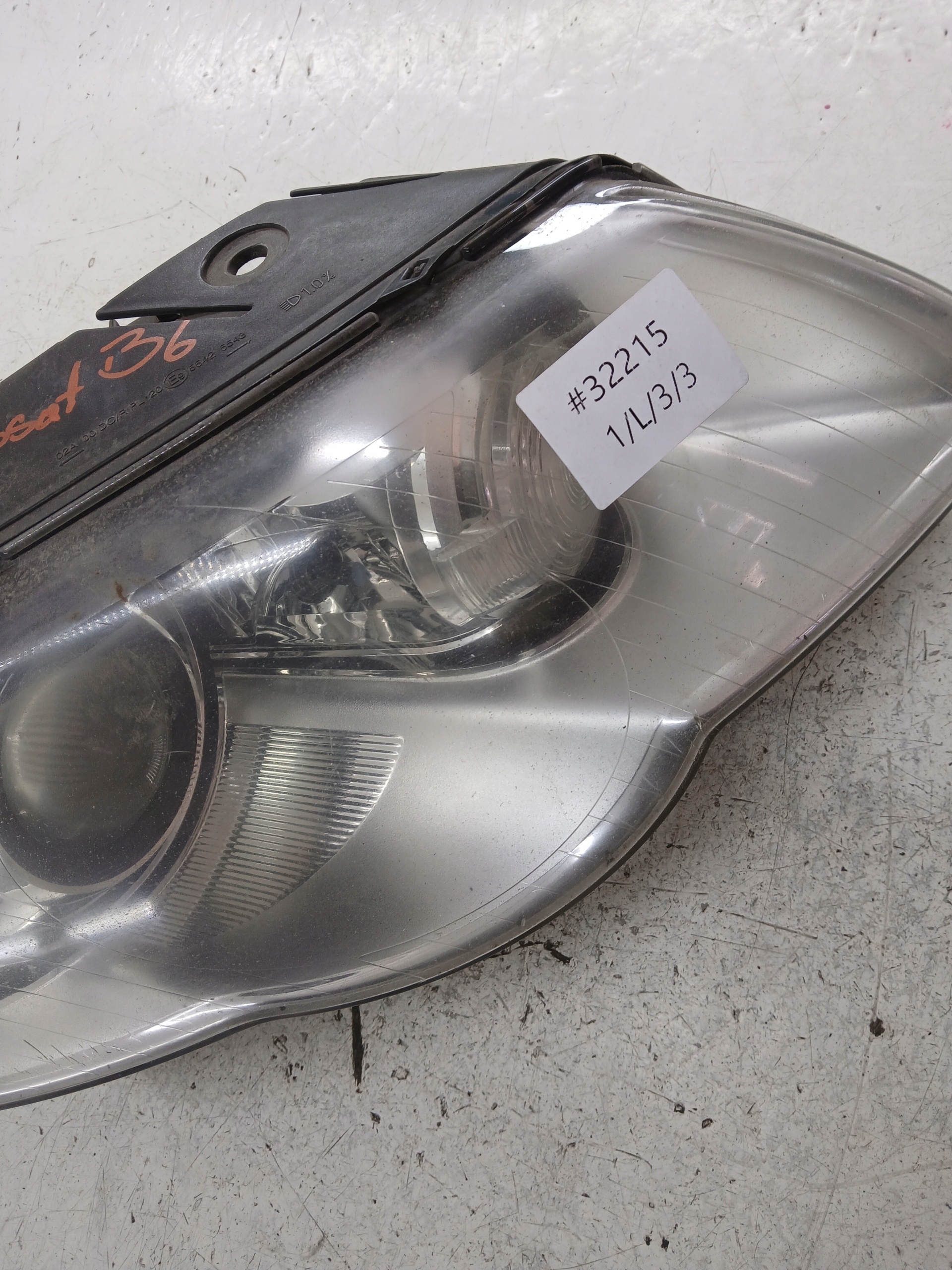 VW PASSAT B6 light right front BIXENON positioning 3C0941754G control unit EU