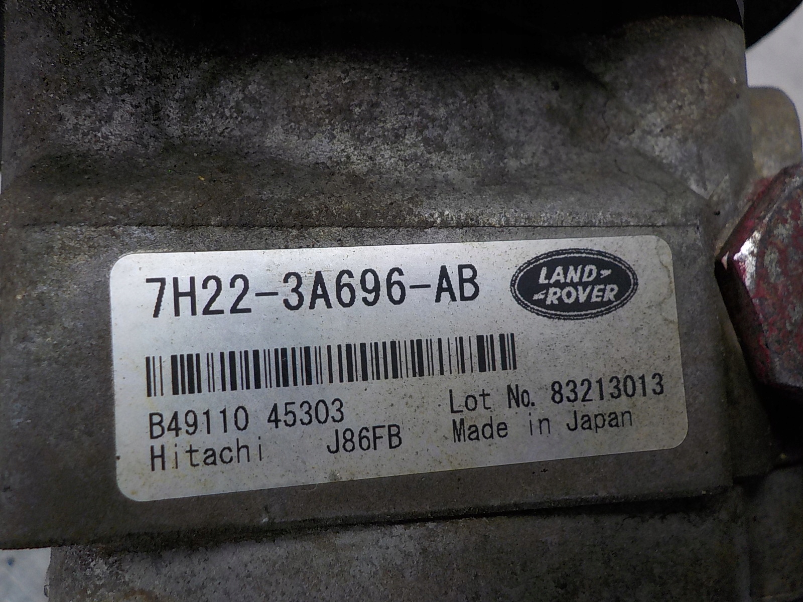 RANGE ROVER SPORT L320 2.7 TD servo pump 7H22-3A696-AB
