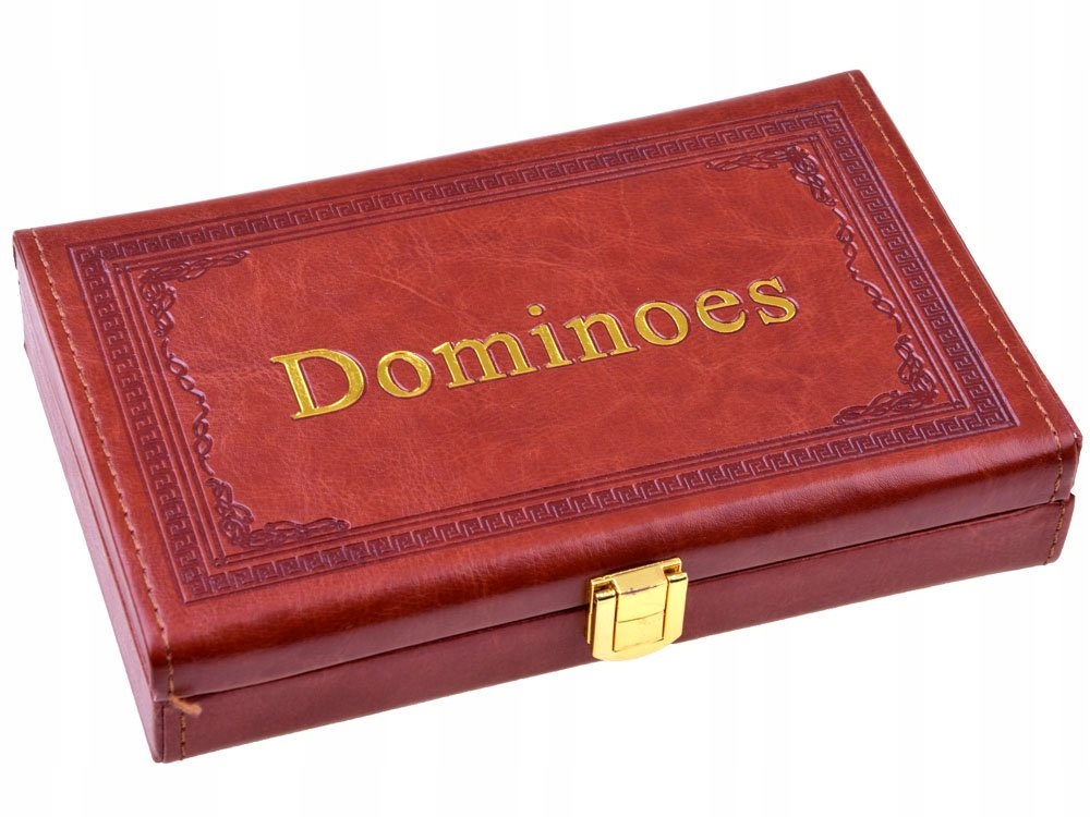 Gra logiczna DOMINO w eleganckie pudełko GR0335 Typ Podstawa