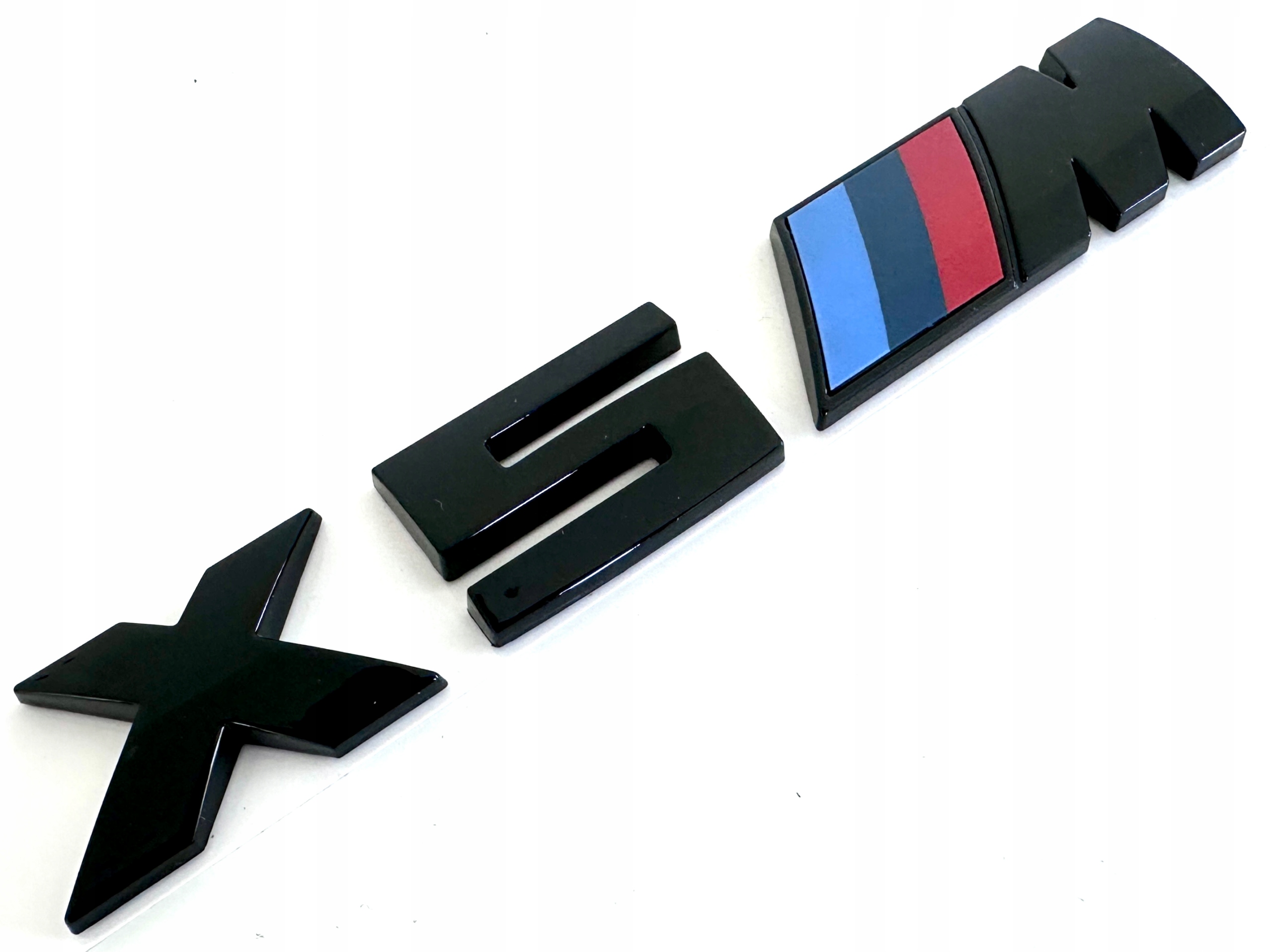 Bmw X5 M emblém X5M, znak logo, čierne písmo