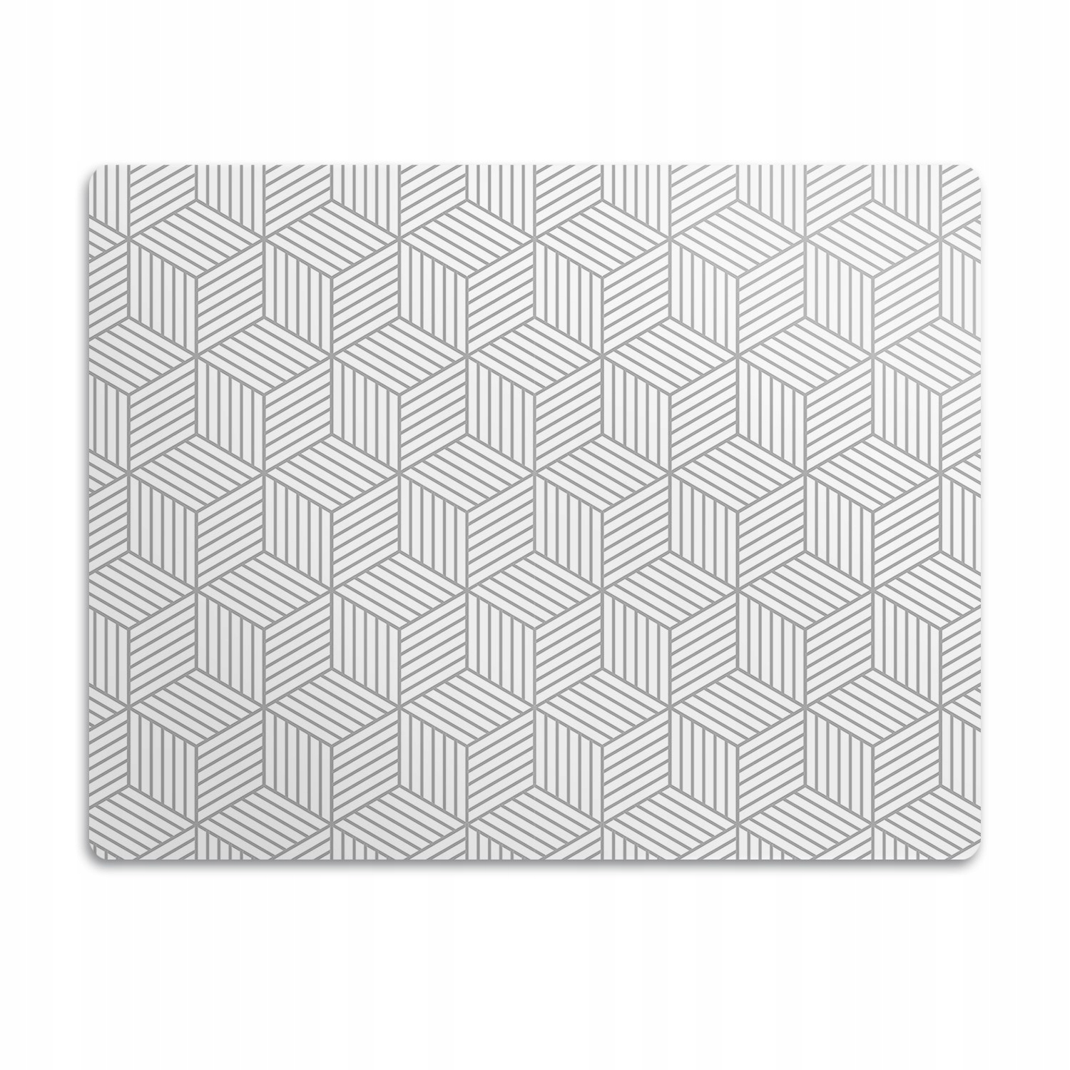 Levně Podložka pro psa pod misku Kostky 3D vzor 90x60cm