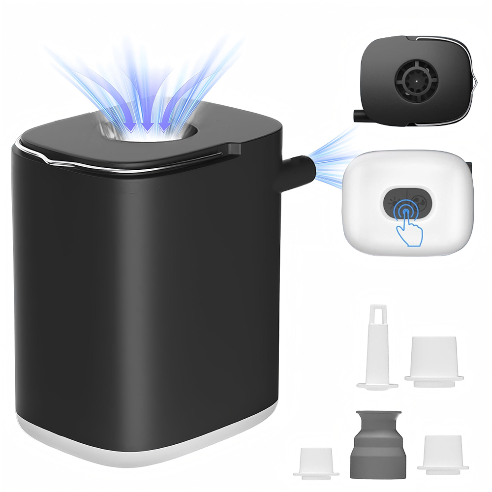 Mini Pompka Usb Elektryczna Z Światł Pompowani I Spuszczanie Powietrza+dysz