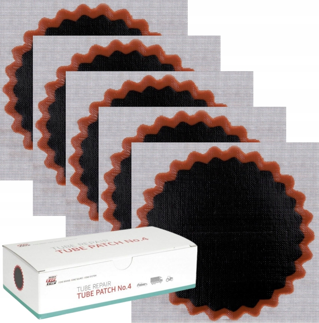 Łatka łatki do dętek nr4 75mm TIPTOP 5szt