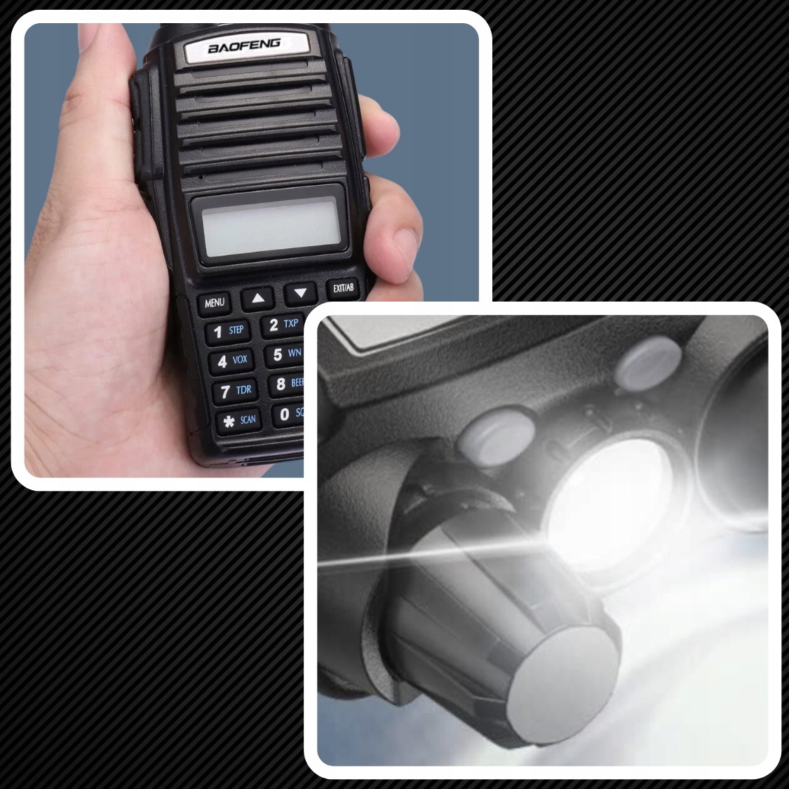 KRÓTKOFALÓWKA BAOFENG UV82 MK5 8W WALKIE TALKIE RADIOTELEFON SŁUCHAWKA Maksymalny zasięg 10 km