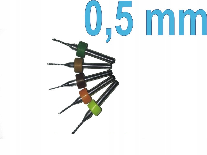 

Mini Wiertło Pcb Cnc 0,5 mm trzon 3,175 mm