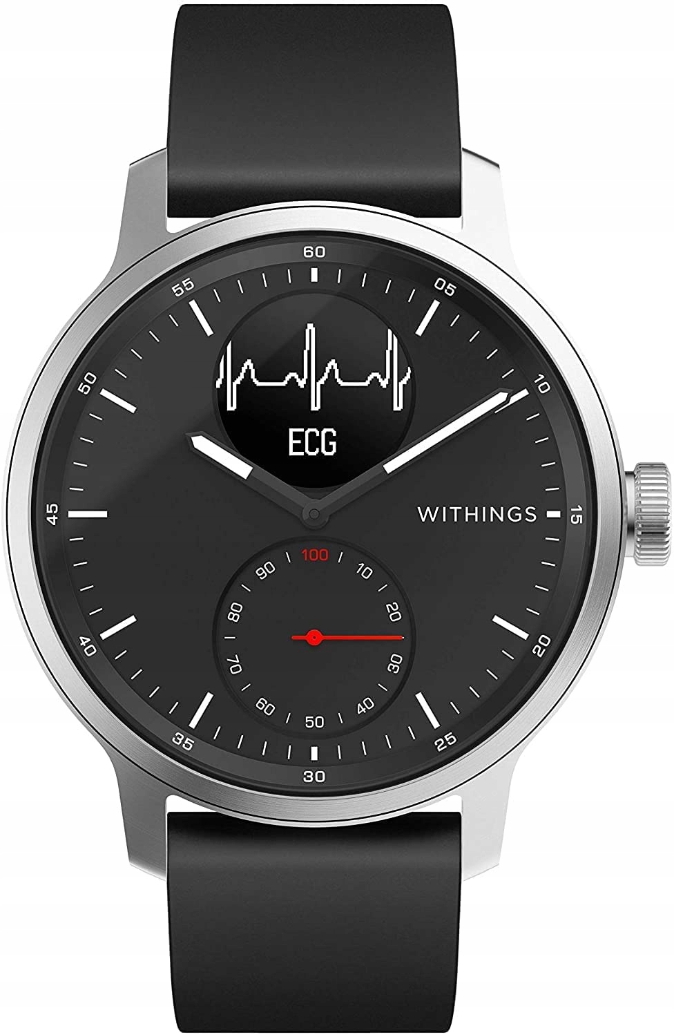 Withings ScanWatch Hybrid Smartwatch EKG GPS uszkodzony OPIS