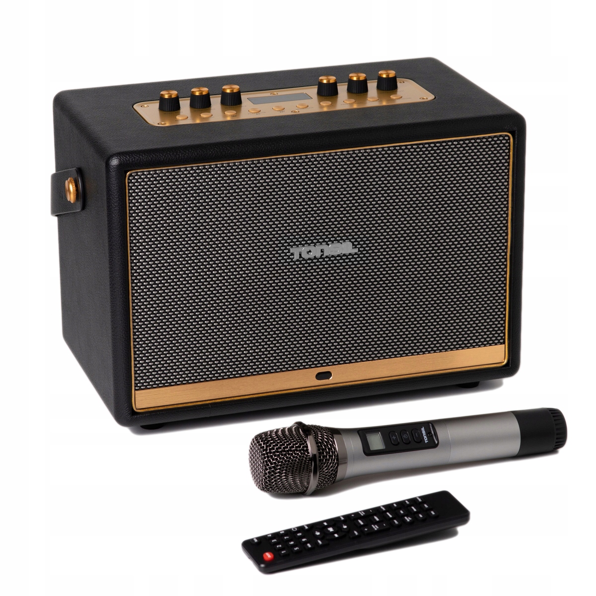 Reproduktor Tonsil Magna Přenosný Bezdrátový Bluetooth Bt Usb Aux Mikrofon