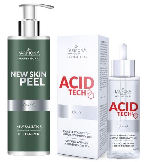 FARMONA KWAS GLIKOLOWY 50% 30ML+NEUTRALIZATOR 280M