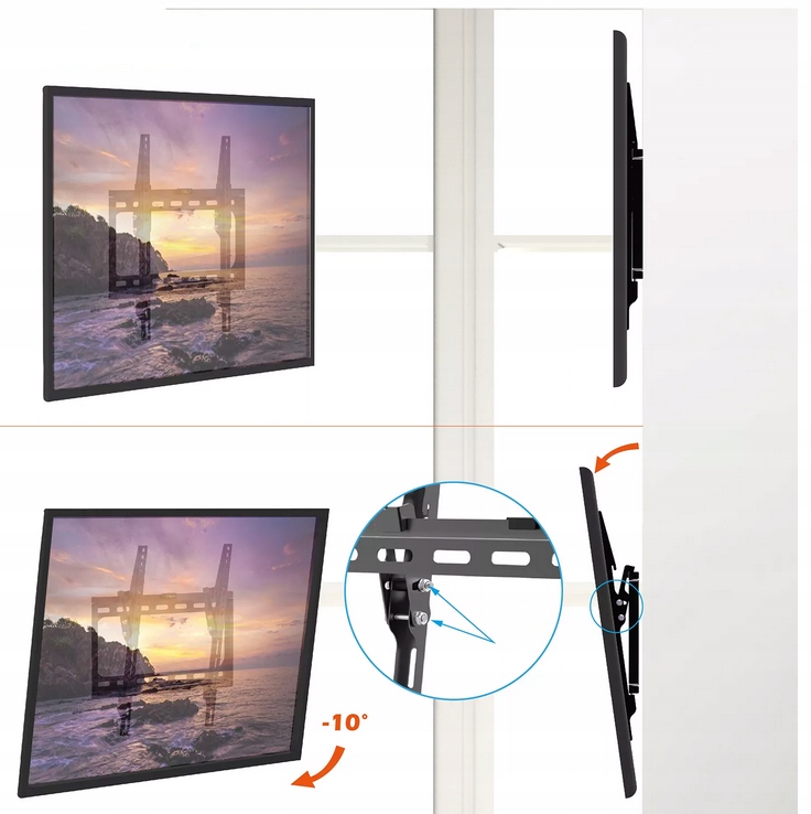 TILTING TV-MONTERING FOR 26-55'' TV 50KG STERK Produsentkode LXLCD74