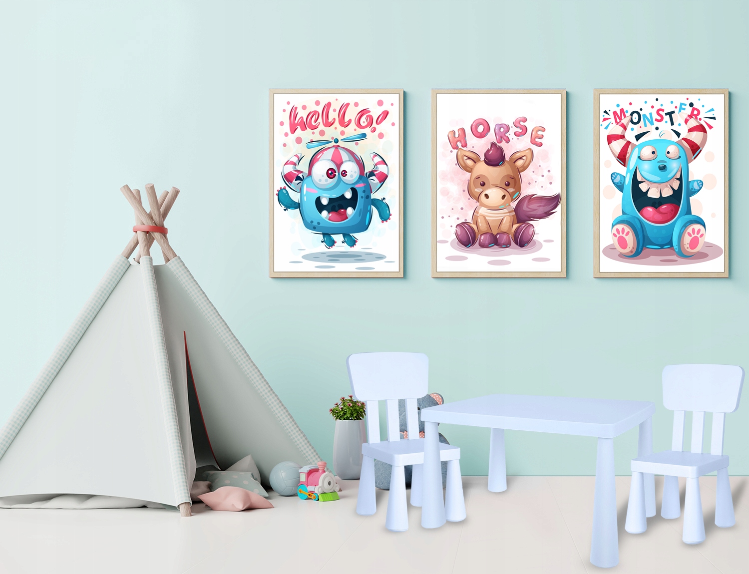 STOLIK PLASTIKOWY DLA DZIECI DZIECKA STÓŁ OGRODOWY Kolekcja MAMUT