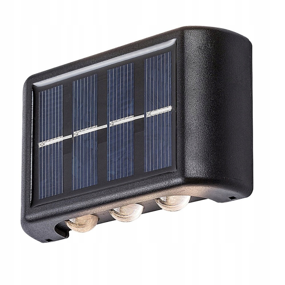 

Lampa natynkowa ścienna solarna 1,2W z czujnikiem