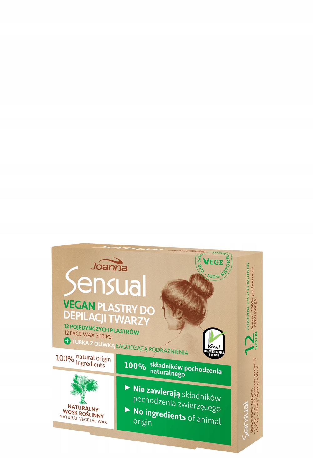 

Joanna Vegan plastry do twarzy naturalny wosk