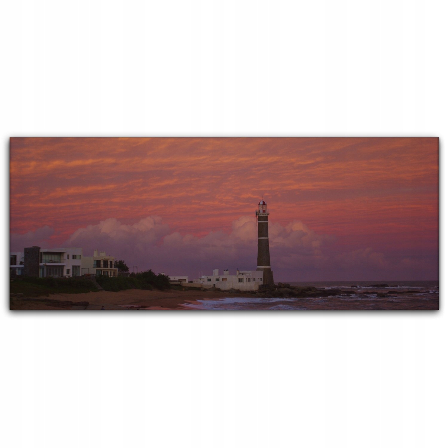 

Obraz płótno z foto 125x50 Latarnia Morska Ocean
