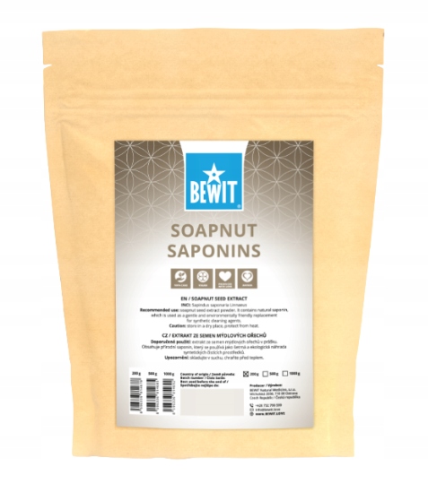 Levně Bewit Mýdlové ořechy, extrakt ze semen 500 g