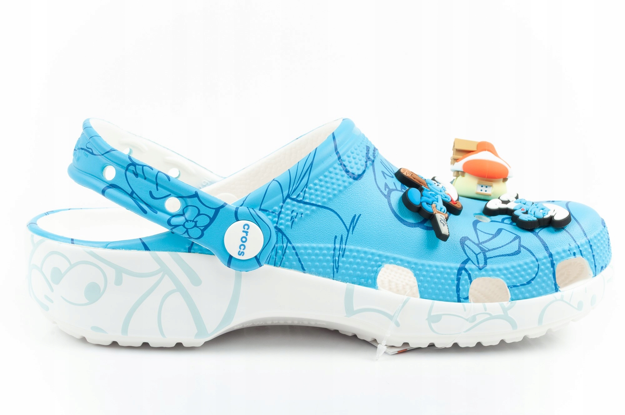 Nazouváky Crocs Classic Smurfs Clog Šmoulové M10/W12 43,5 Multi