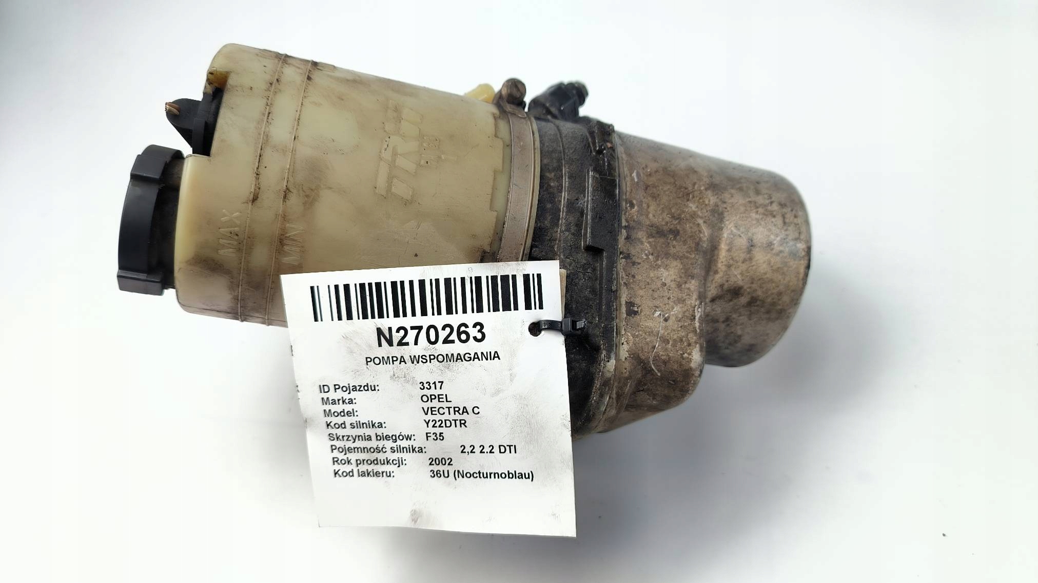 servo pump 2.2 DTI OPEL VECTRA C