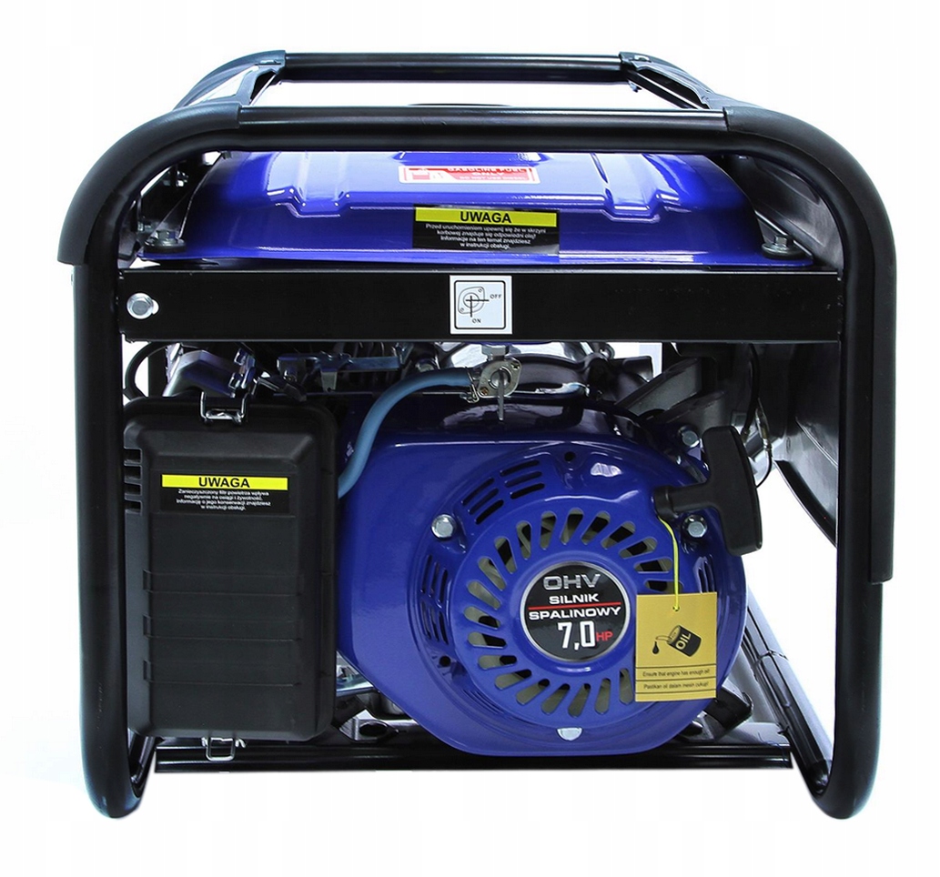 AGREGAT PRĄDOTWÓRCZY GENERATOR PRĄDU AVR 230V 3KW Typ agregatu jednofazowy