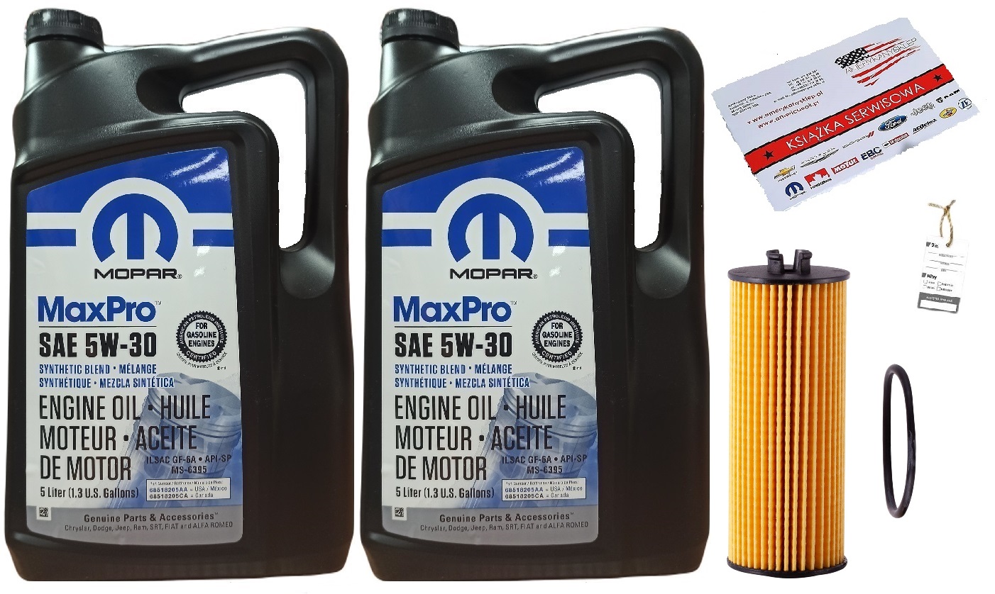 MOPAR 5W30 10L MS-6395 + FILTR MO-744 + GRATISY